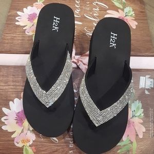 black jordan slides